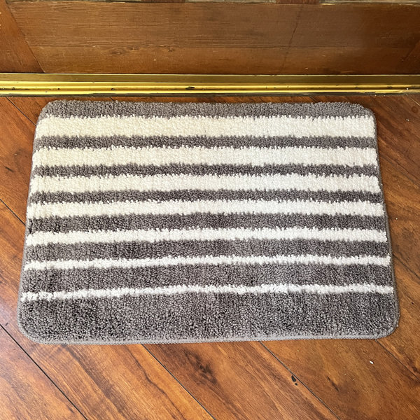 Ebern Designs Hupper Abstract Bath Rug Wayfair